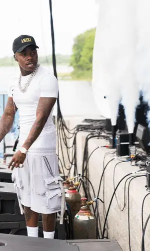 DaBaby wearing Calvin Klein underwear