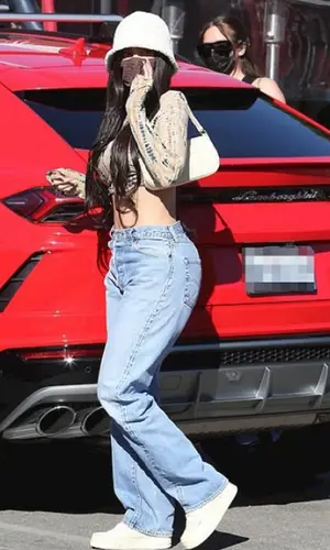 Kylie Jenner wearing Proenza Schouler shirt