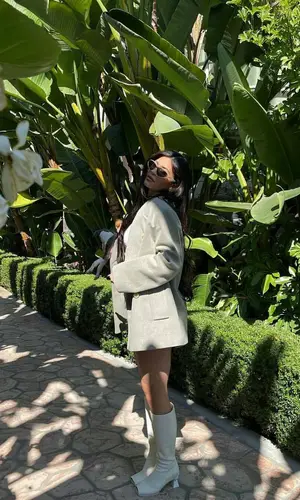 Kylie Jenner wearing Levi’s shorts