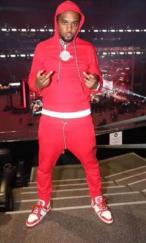 London On Da Track wearing Well Known Studios hoody