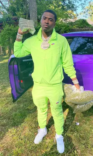 Bankroll Freddie wearing Nike jacket
