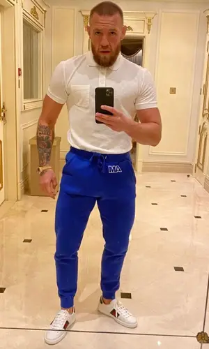 Conor McGregor wearing Louis Vuitton t-shirt