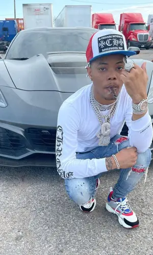 Lil Migo wearing Chrome Hearts sweatshirt