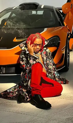 Trippie Redd wearing Flatlist eyewear