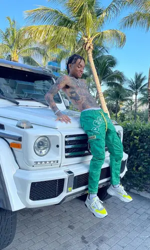 Swae Lee wearing Calvin Klein underwear