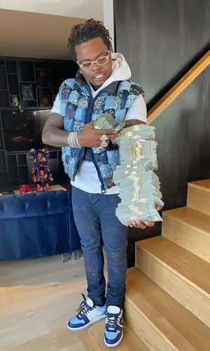 Gunna wearing Chanel t-shirt