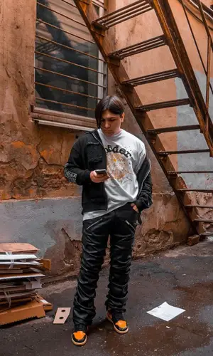 THRILL PILL wearing Milly Jacow pants