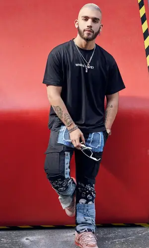 Manuel Turizo wearing Prada eyewear