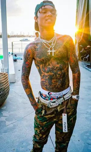 Swae Lee wearing Ethika underwear