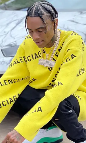 Soulja Boy wearing Balenciaga sweatshirt