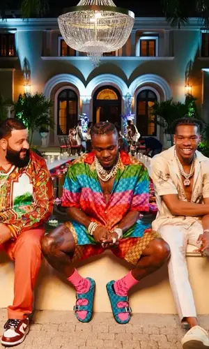 DaBaby wearing Gucci sandal