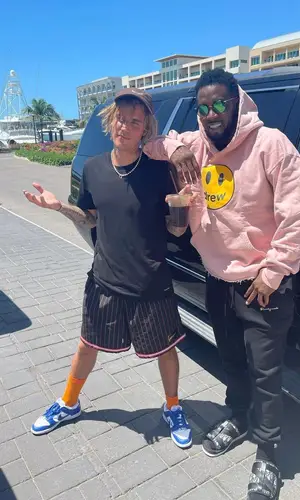 Diddy wearing Readymade pants