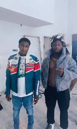 Juice WRLD wearing Jordan sneakers