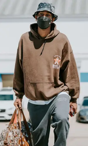 Shai wearing Kapital hat