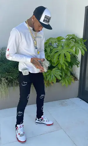 Key Glock wearing Chrome Hearts hat
