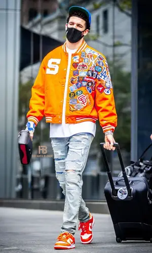 Lonzo Ball wearing Amiri jeans