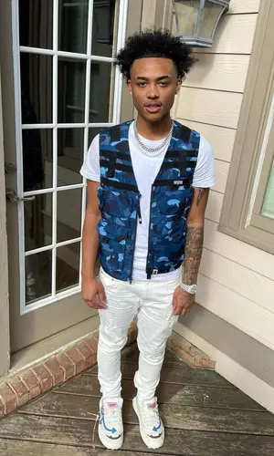 Luh Kel wearing Bape jacket