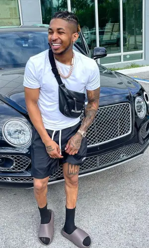 DDG wearing Yeezy sandal