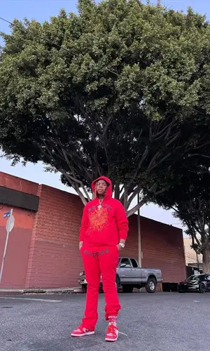 Lil Gotit wearing Young Thug Merch hoody