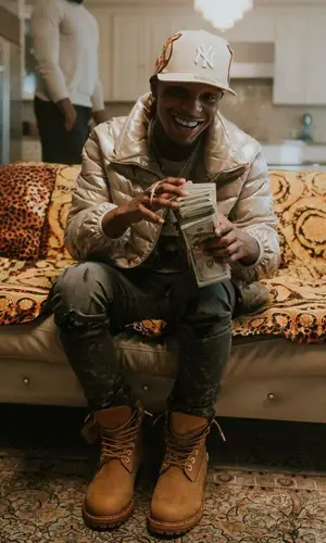 Toosii wearing Timberland boots