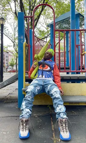 Bloody Osiris wearing Levi’s jeans