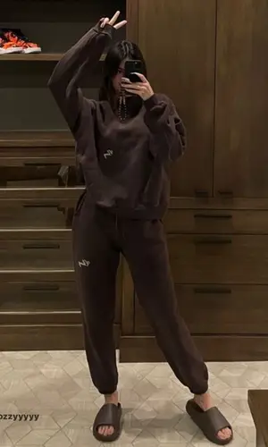 Kendall Jenner wearing Cherry pants