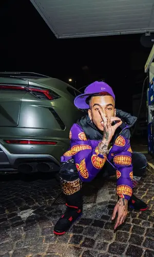 Sfera Ebbasta wearing Jordan other