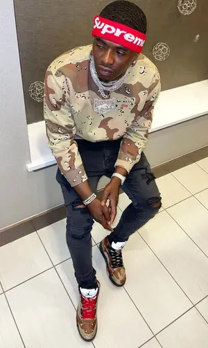 Bankroll Freddie wearing Supreme other