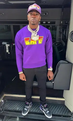Bankroll Freddie wearing Bape sweatshirt