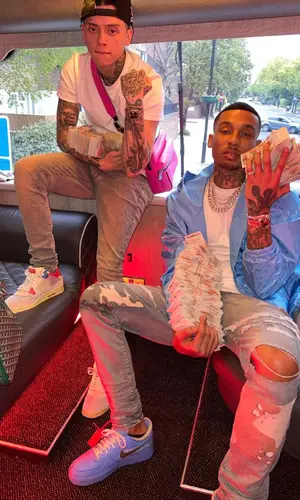 Fredo’s Outfit in Louis Vuitton Jacket, Nike Sneakers & Dior Belt (2021)