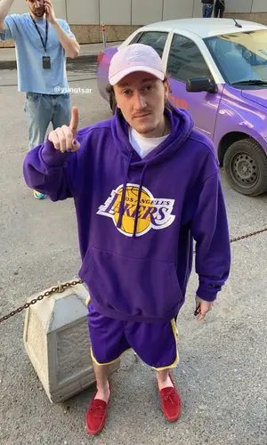 Blago White wearing Jordan shorts