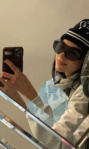 Dua Lipa wearing Noon Goons sweatshirt