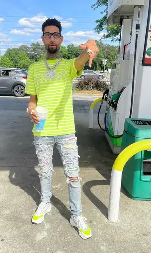 PnB Rock wearing Chrome Hearts eyewear