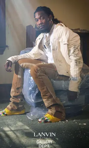 Offset wearing Lanvin t-shirt