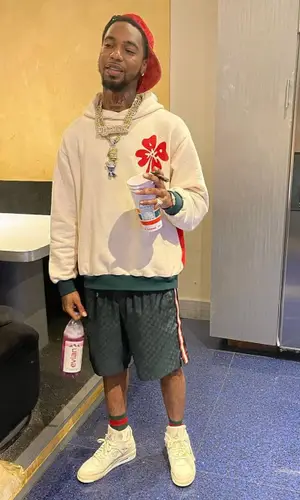 Key Glock wearing Gucci hat