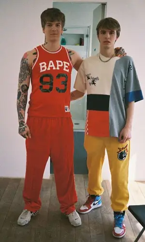 MAYOT wearing Burberry t-shirt