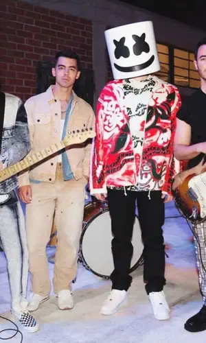 Marshmello wearing Marni hoody