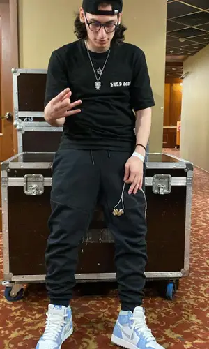 Bushido Zho wearing Nike pants