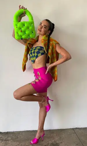 Dua Lipa wearing Jimmy Choo sandal