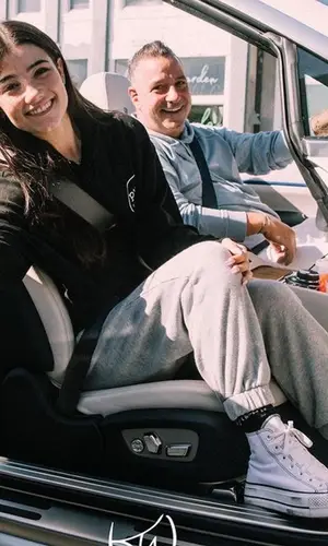Charli D'Amelio wearing Brandy Melville pants