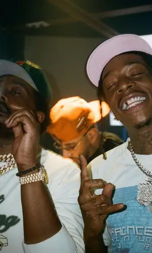 Wiz Khalifa wearing B.B. Simon belt