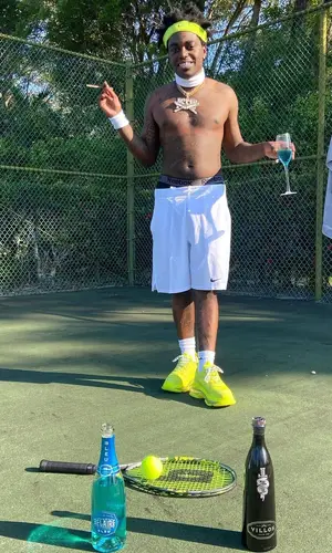 Kodak Black wearing Nike other