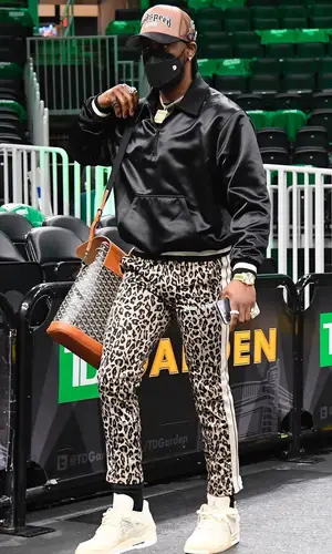 Kemba Walker wearing Fear of God jacket