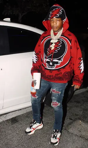 Rylo Rodriguez wearing Amiri hoody
