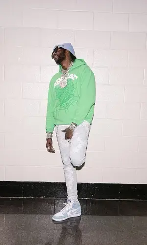 2 Chainz wearing Young Thug Merch hoody