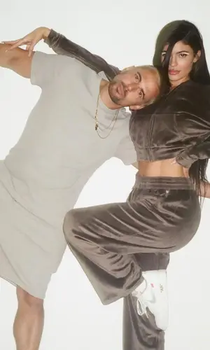 Kylie Jenner wearing Skims pants