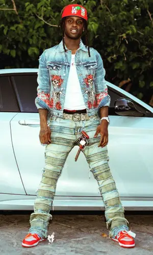Chief Keef wearing Gucci belt