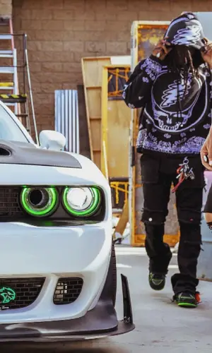 Chief Keef wearing Valabasas pants