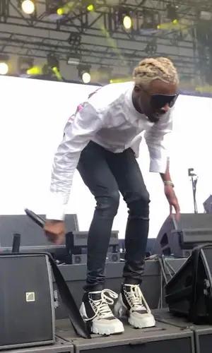 Playboi Carti wearing Rick Owens eyewear