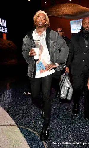 Playboi Carti wearing Pleasures other